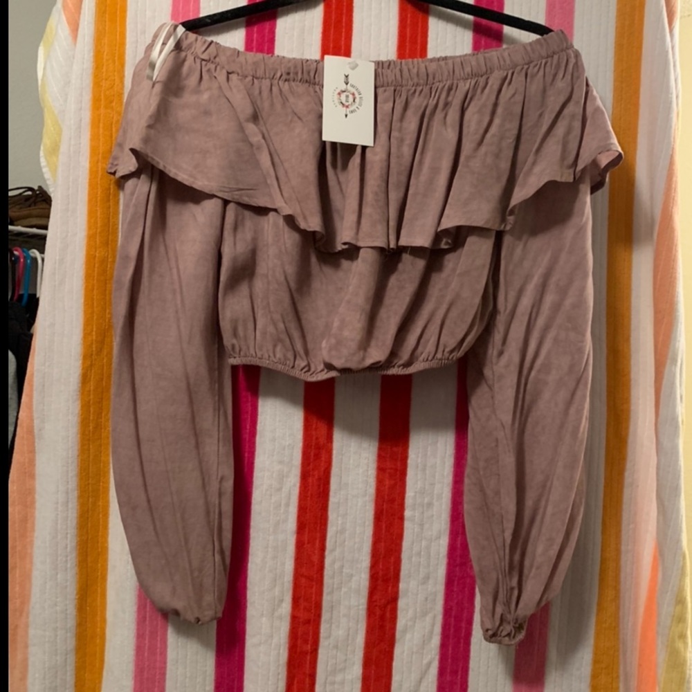 Emory Park Cropped Long sleeve - Off the Shoulder